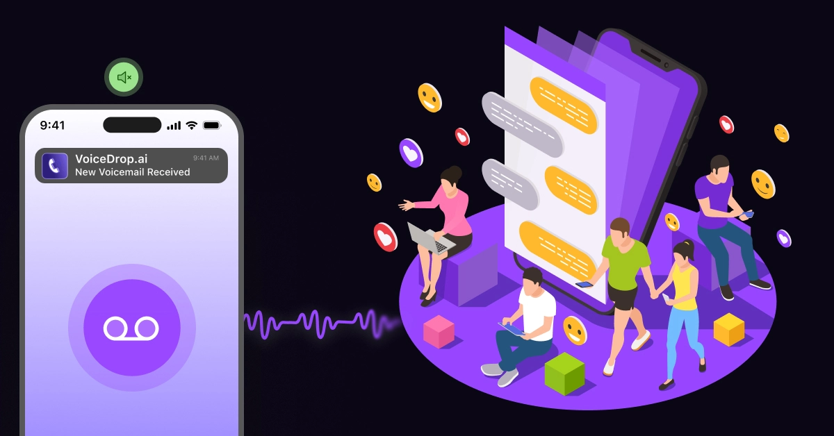 Diagram: what mass voice messaging is and how it works